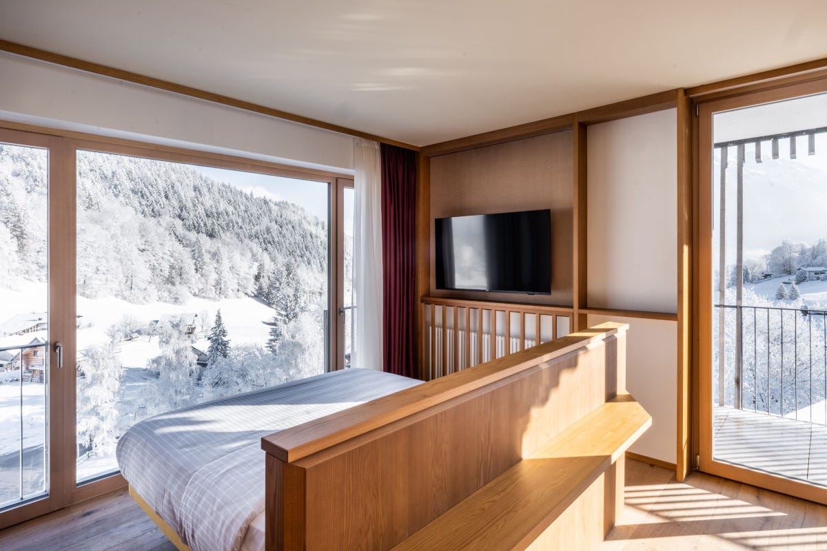 La suite affacciata sulla natura Falkensteiner Hotel Montafon: l’eco-resort debutta in Austria